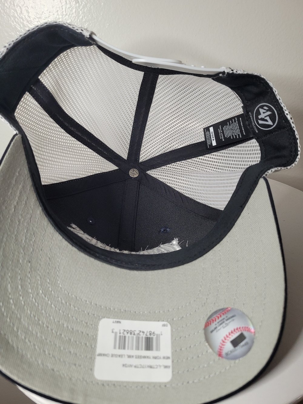 New York Yankees 2024 American League Champions Trucker Hat - Navy & White - Picture 3 of 4